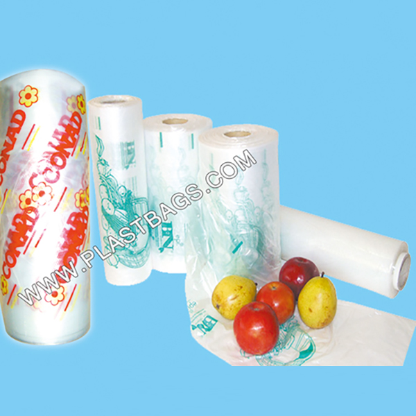 FLAT BAGS ON ROLL WITH PRINTING